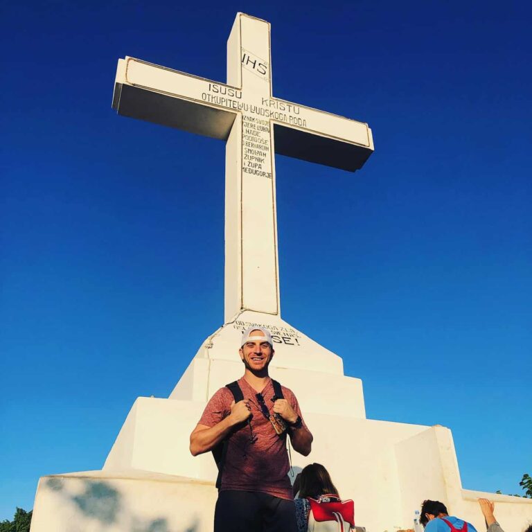 cross at medjugorje pilgrimage tour