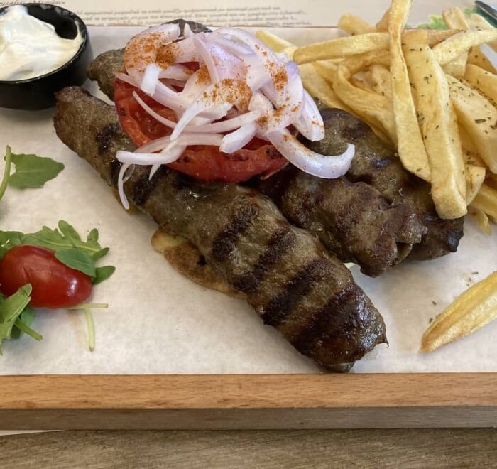 greece food kebabs pilgrimage saint paul