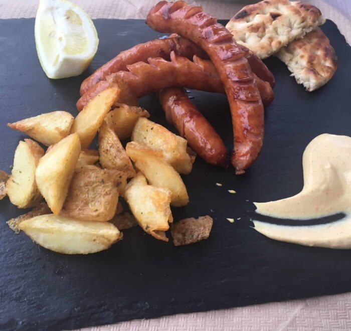 greek sausages food pilgrimage pilgrimage tour saint paul