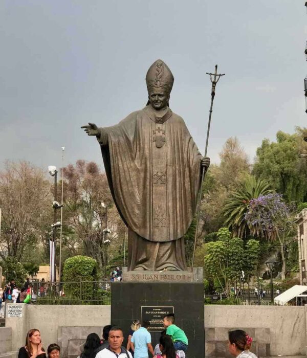 Our Lady of Guadalupe JPII Statue on pilgrimage