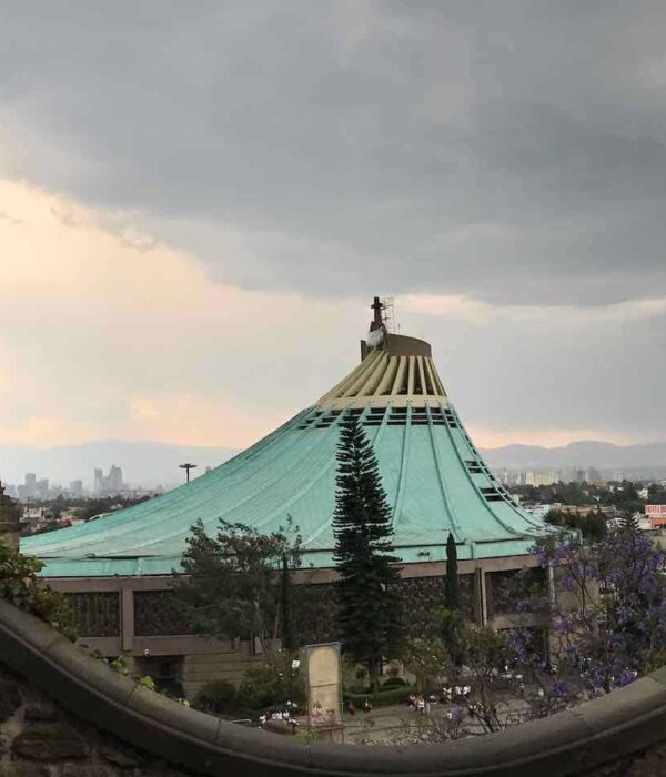 Guadalupe shrine aerial pilgrimage tour mexico