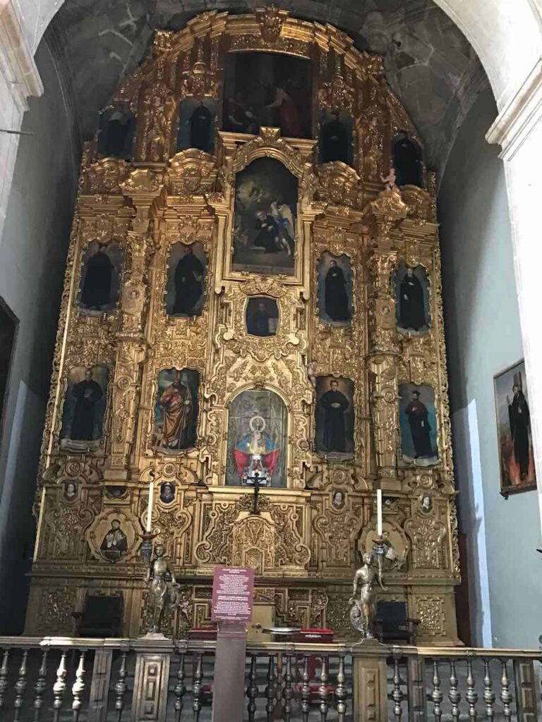 Mexico City Cathedral side altar pilgrimage tour