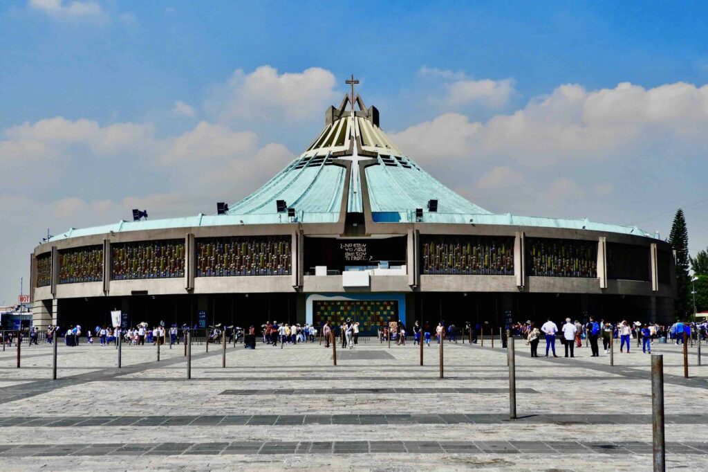 new basilica on pilgrimage to our lady of guadalupe mexico