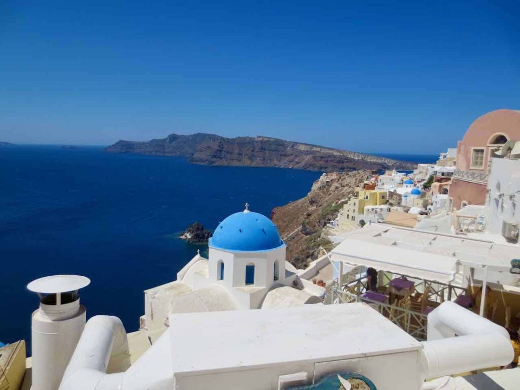 Santorini Greece pilgrimage Catholic pilgrimages