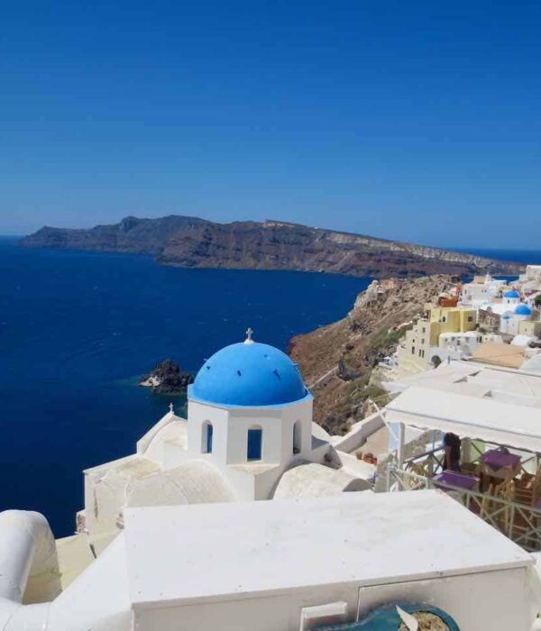 Santorini Greece pilgrimage Catholic pilgrimages