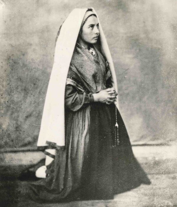 St. Bernadette first communion lourdes pilgrimage tour