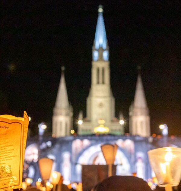 candles lourdes pater noster pilgrimage tour