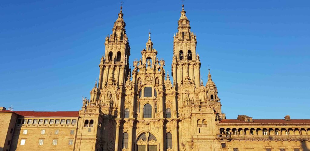 cathedral santiago spain front