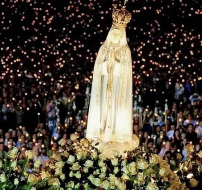 fatima at night mary portugal pilgrimage tour