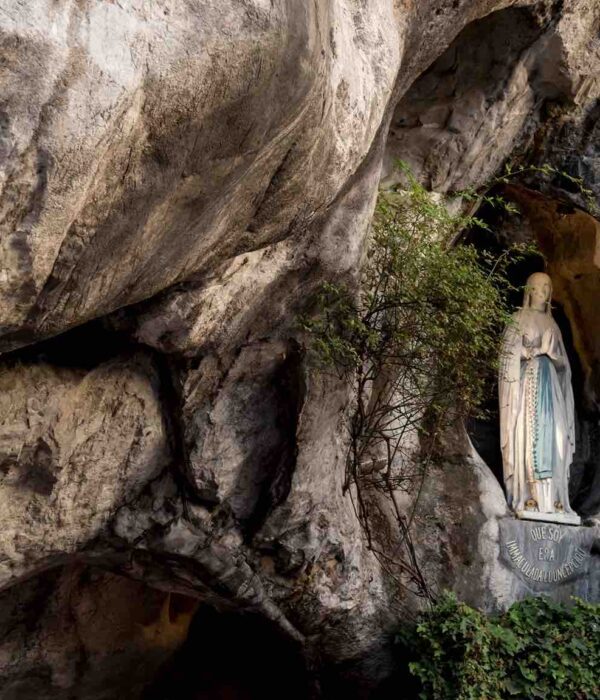 lourdes grotto on pilgrimage