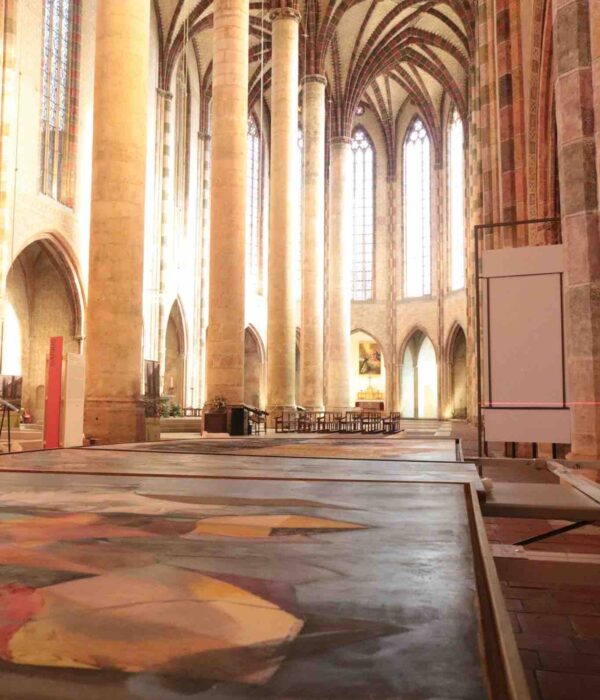 jacobins interior toulouse france pilgrimage tour