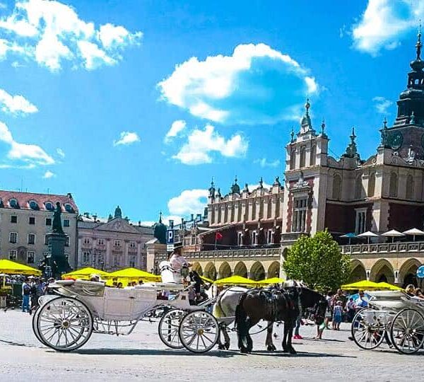 krakow poland divine mercy pilgrimage tour carriages