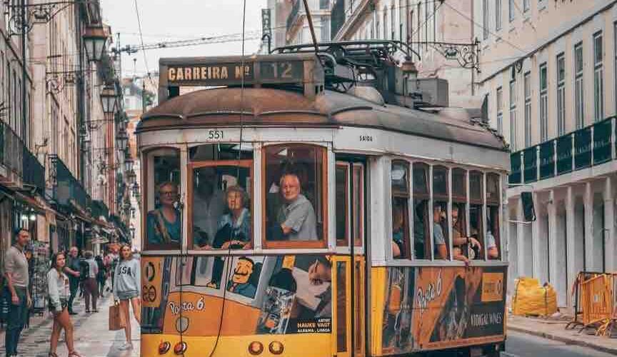 lisbon streetcar portugal pilgrimage tour