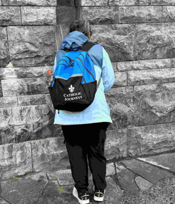 lourdes holy water person pilgrimage tour