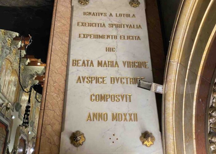 loyola at prayer in montserrat