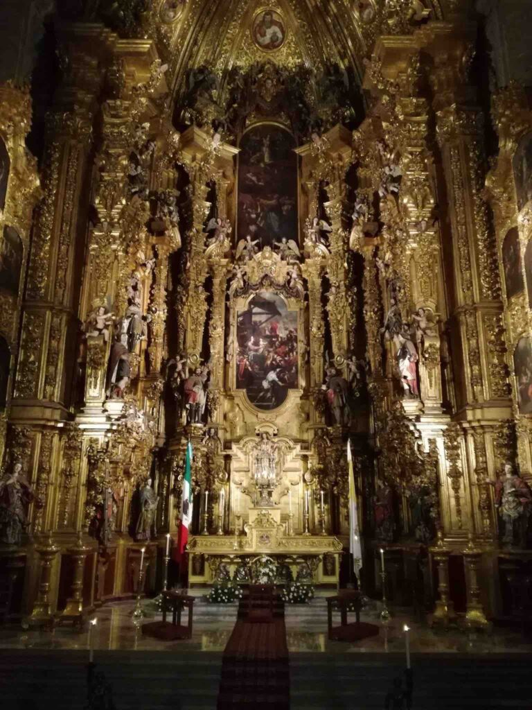 Metropolitan cathedral mexico pilgrimage inside