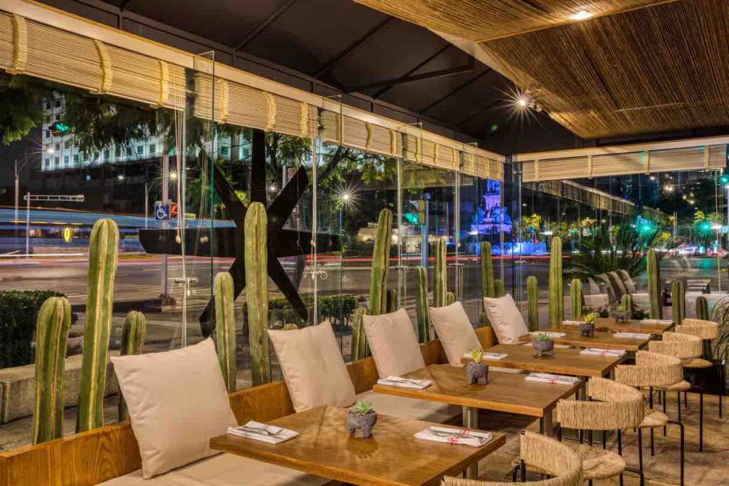 le meridien restaurant mexico city windows guadalupe pilgrimage