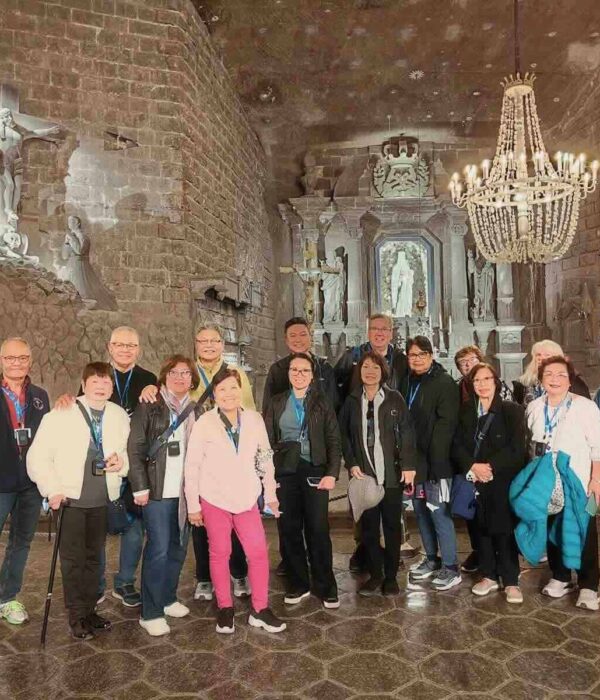 salt mine poland group pilgrimage