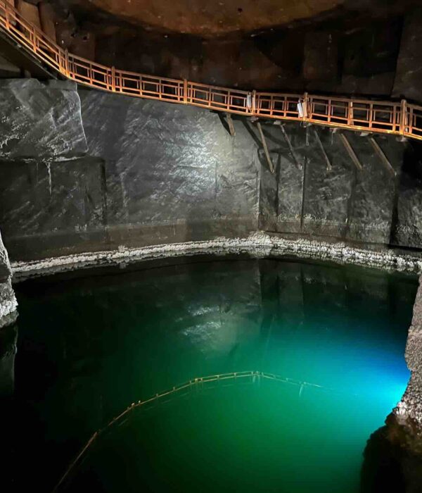 salt mine pool poland pilgrimage