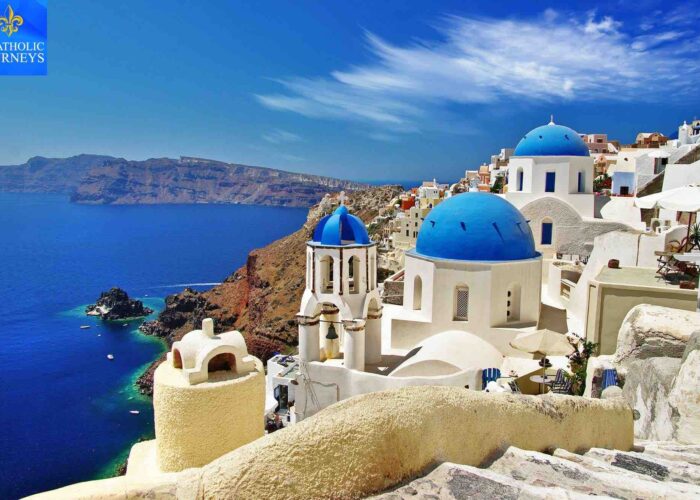 santorini greece pilgrimage tour