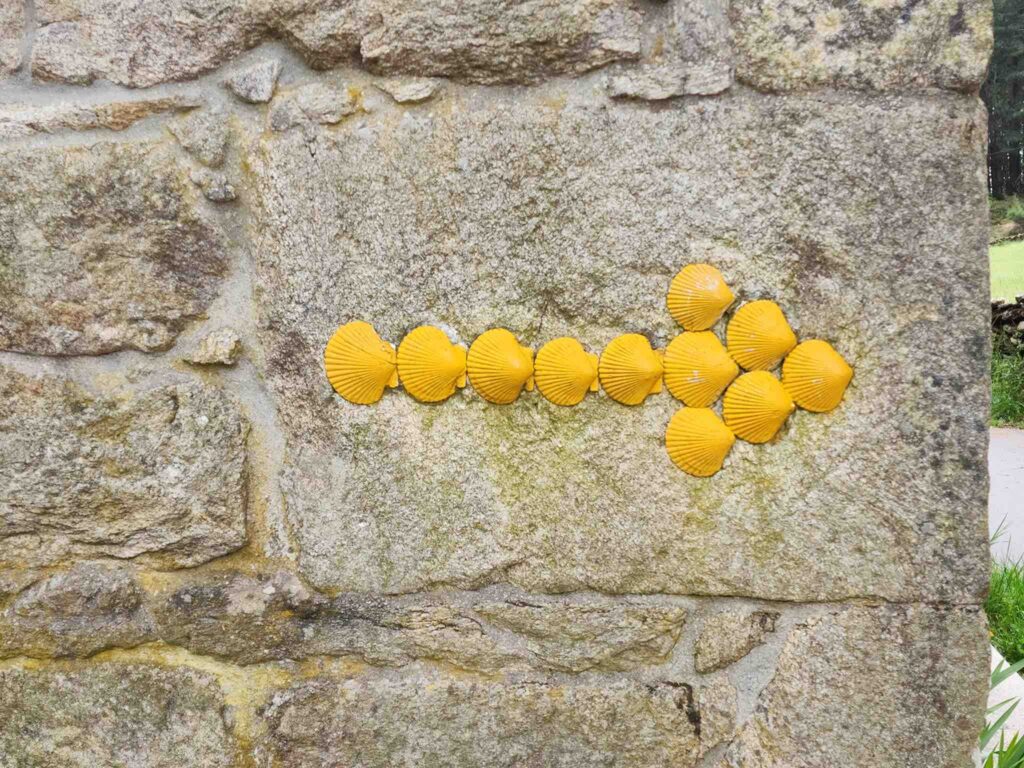 shells of el camino de santiago pilgrimage tour spain