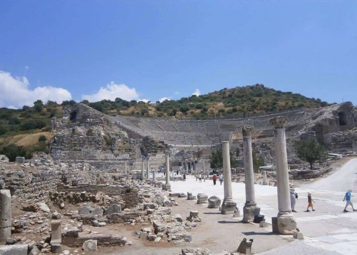 Theater where Saint Paul preached to the Ephesians greece pilgrimage