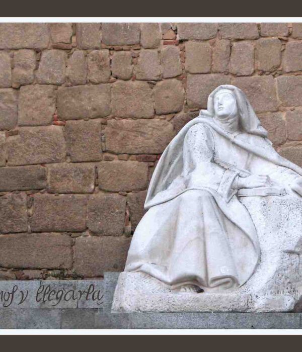 teresa of avila statue spain pilgrimage tour