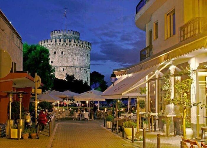 thessaloniki street greece pilgrimage tour