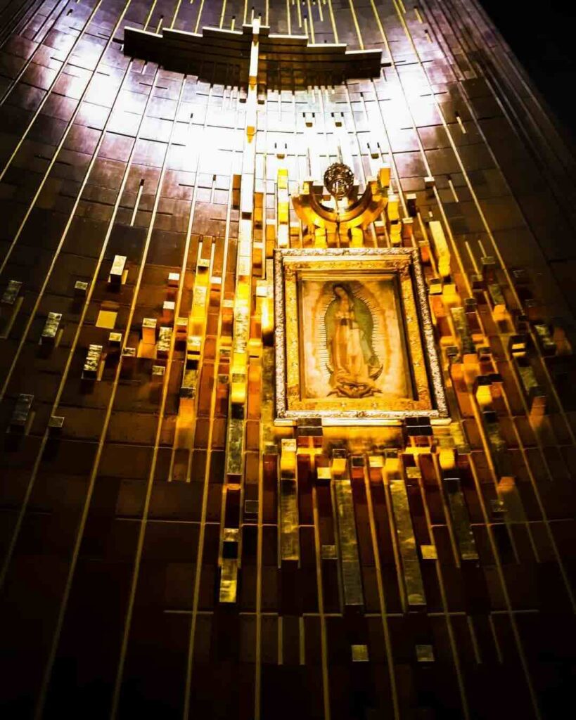 tilma cross basilica of guadalupe pilgrimage