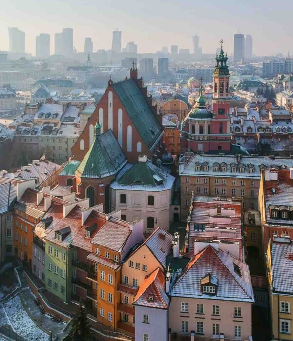 warsaw old and new town poland pilgrimage tour