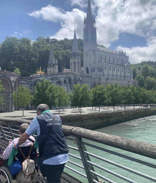wheelchair at lourdes france pilgrimage tour