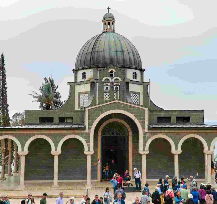 chapel on the Mount of Beatitudes holy land pilgrimage tour