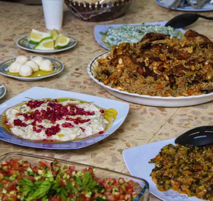 jordan food Holy Land pilgrimage tour mezze