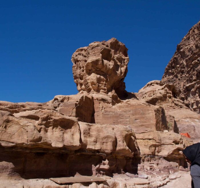 petra-rock-face-jordan-holy-land-pilgrimage-tour