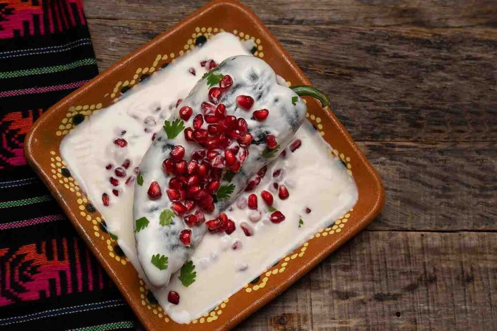 Chiles En Nogada mexico pilgrimage food