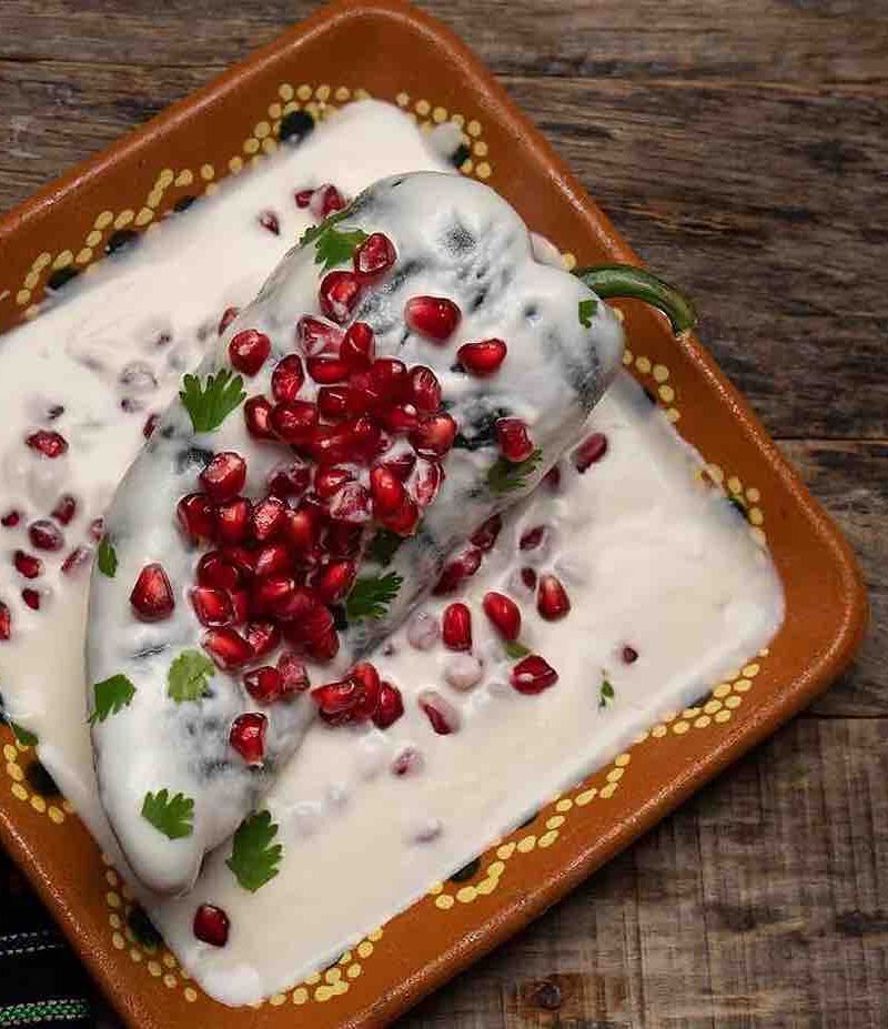 Chiles En Nogada mexico pilgrimage food