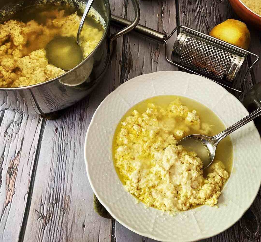 roman egg drop soup food rome pilgrimage tour