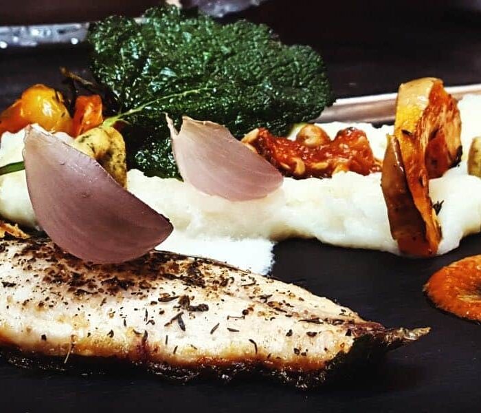 entree from eucalyptus restaurant jerusalem