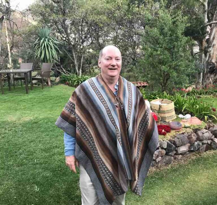 jimmy on the hacienda peru pilgrimage