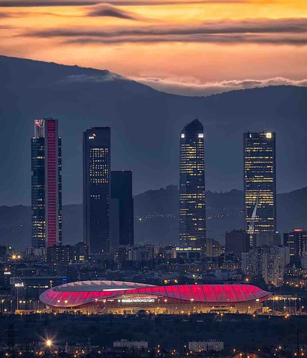Madrid at night spain pilgrimage tour