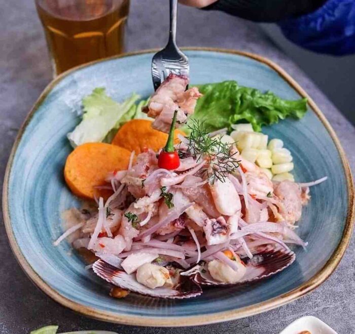 cebiche food peru pilgrimge tour