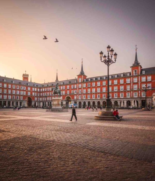 Plaza Major in Madrid spain pilgrimage tour