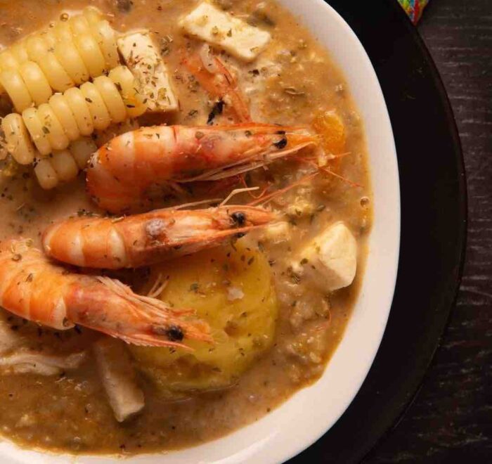 shrimp chowder peru food faith pilgrimage