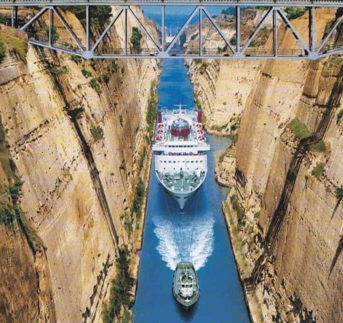 corinth canal greece pilgrimage