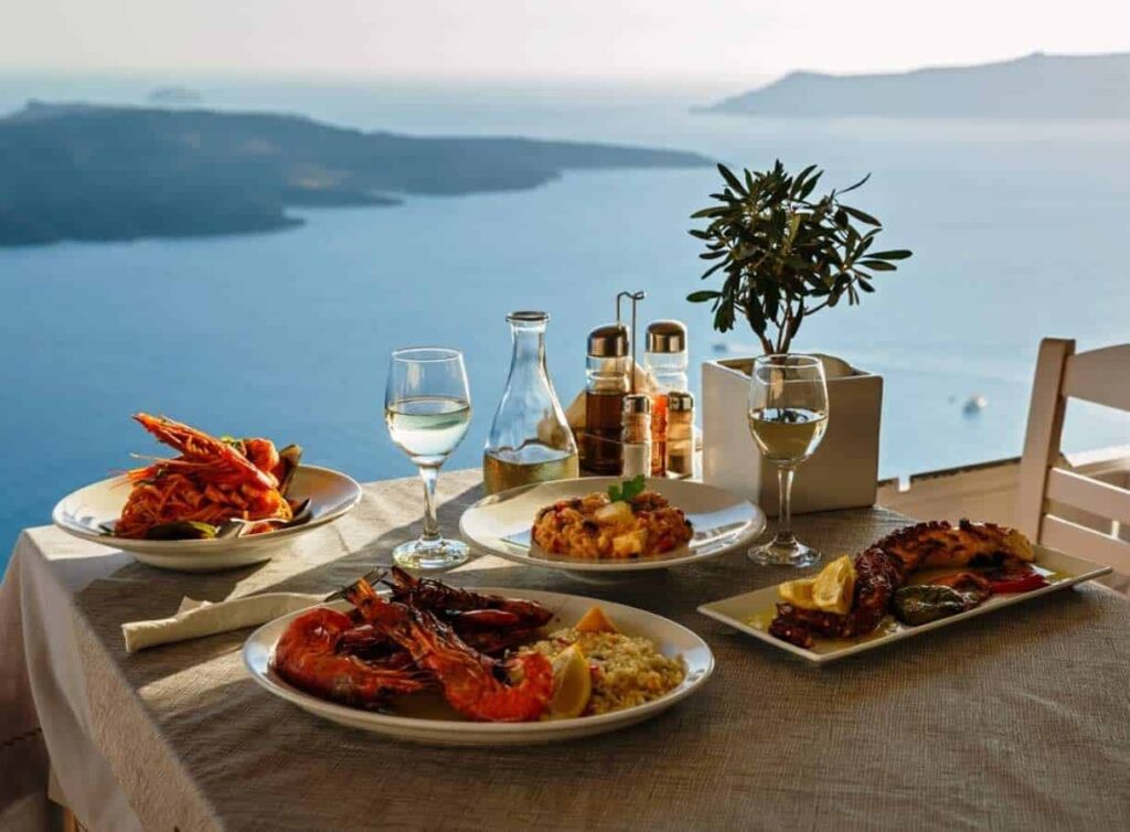 greek cuisine with a view pilgrimage tour