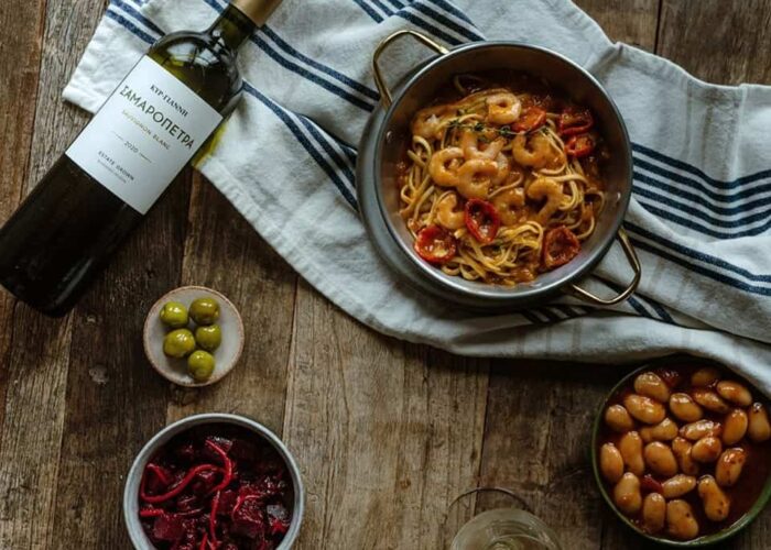 kir yianni wine with food pilgrimage