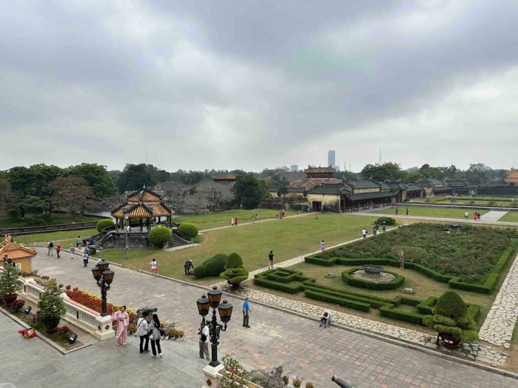 inside imperial city hue vietnam