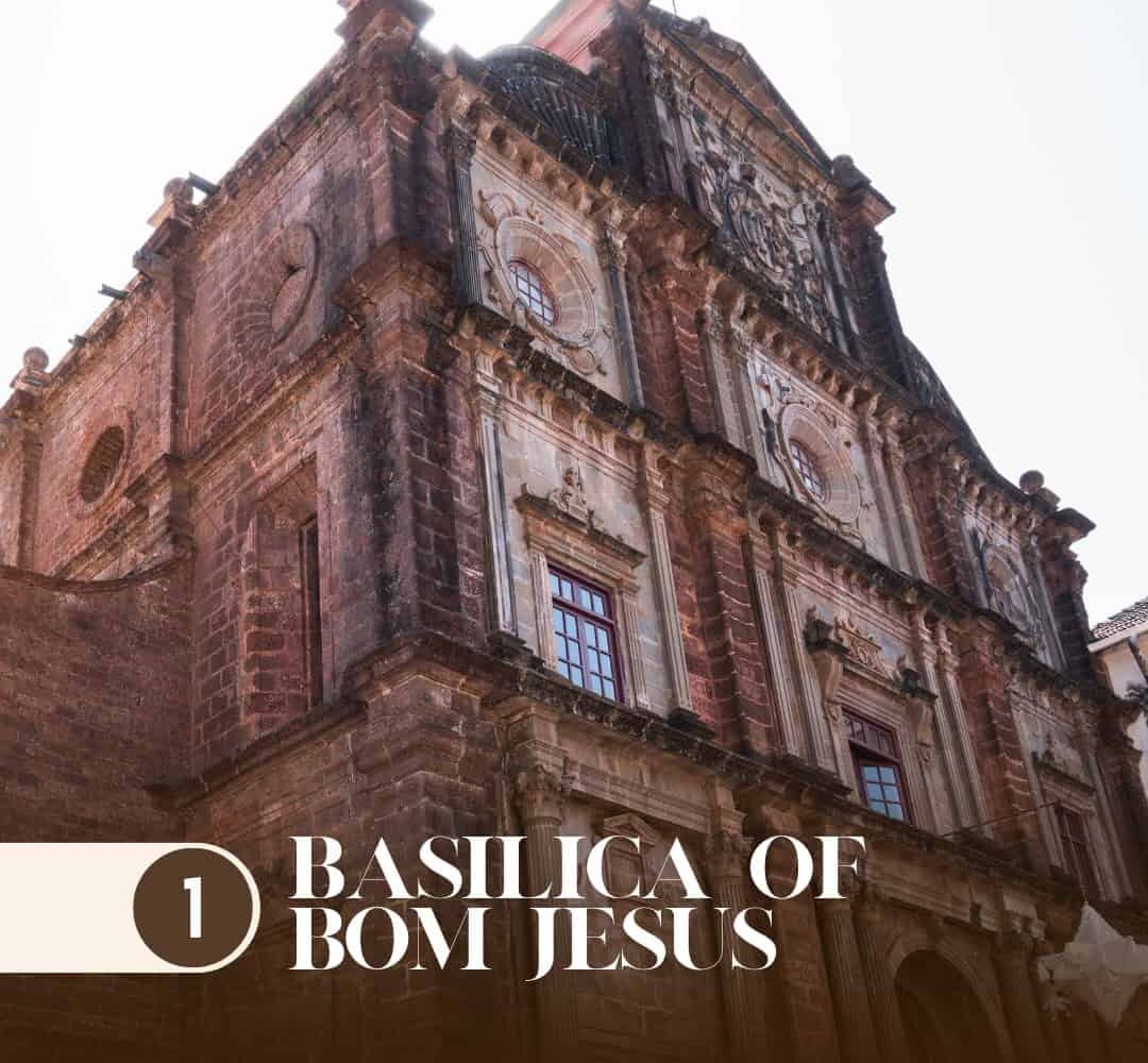 basilica bom jesus facade francis xavier india pilgrimage