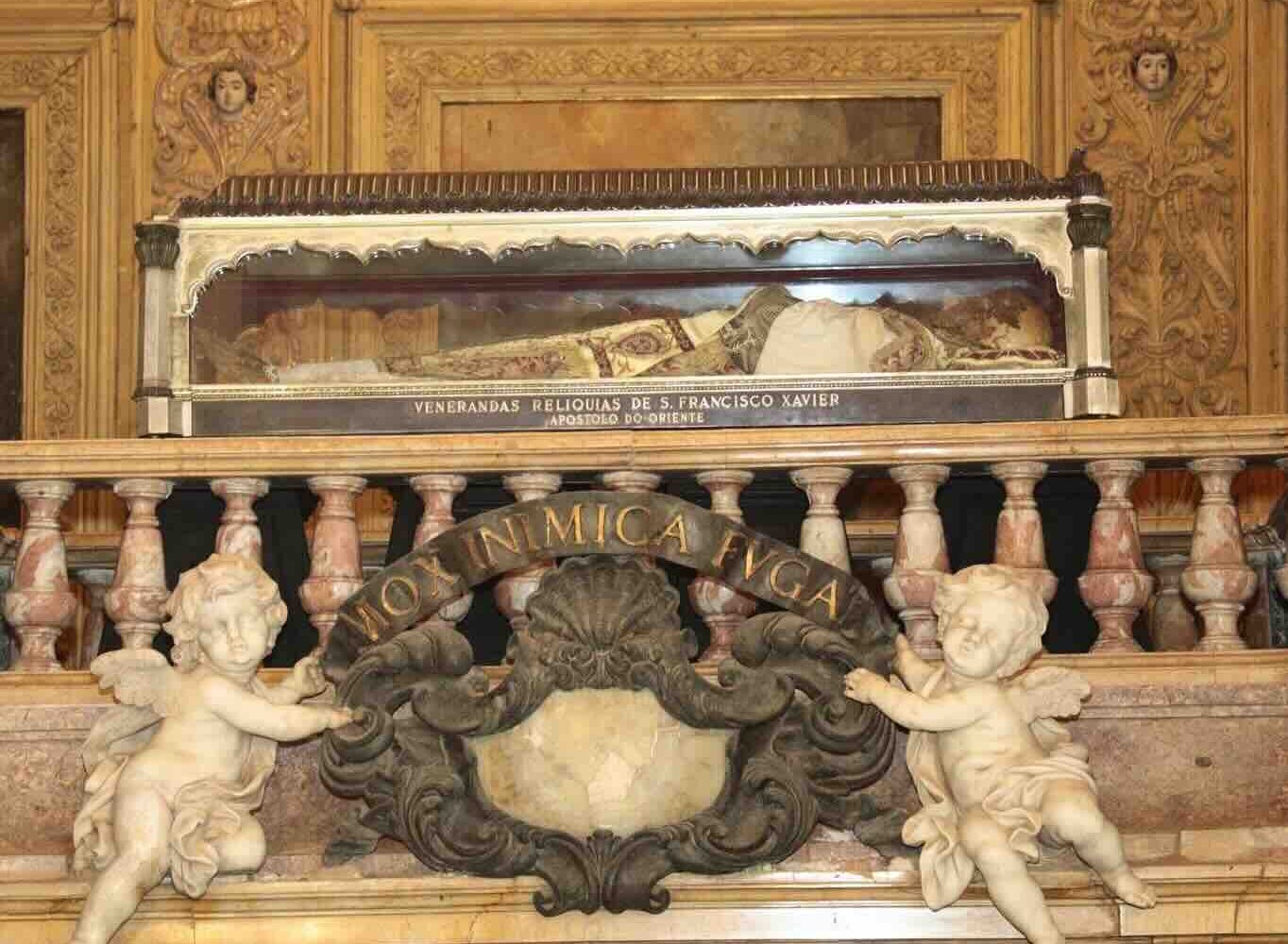 remains of st. francis xavier india