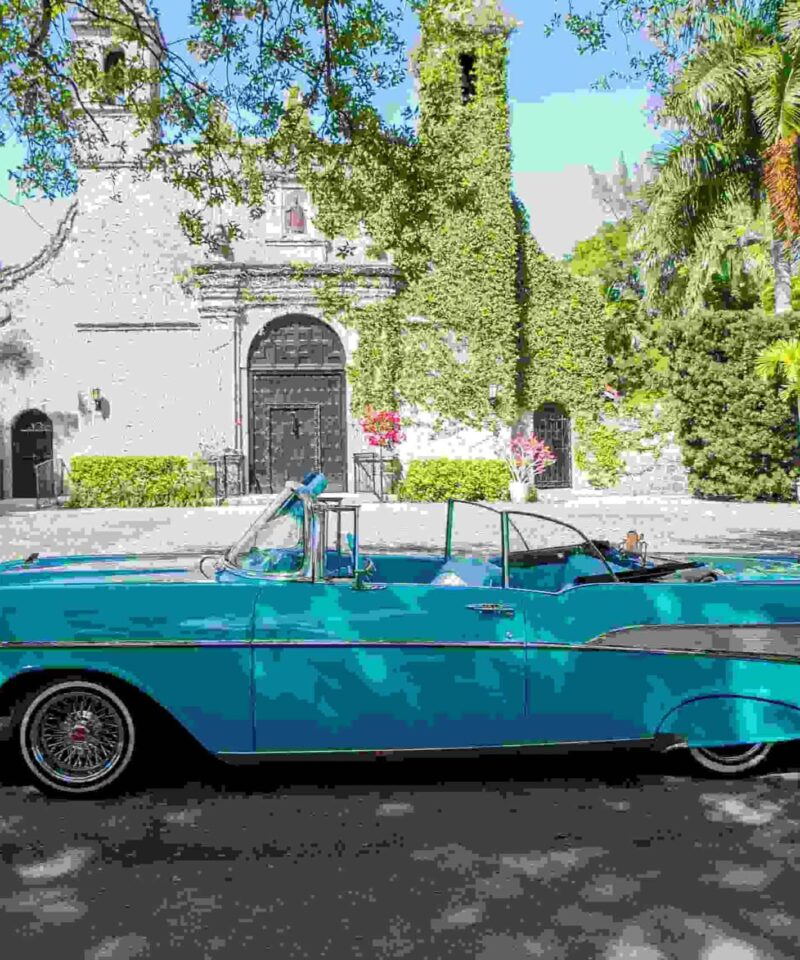 havana cuba car church